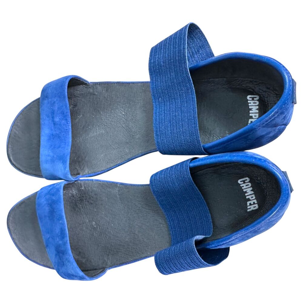 Camper Right Nina 21735-058 Blue Suede Strap Sandals Size EU 39 US 9 - Picture 11 of 11